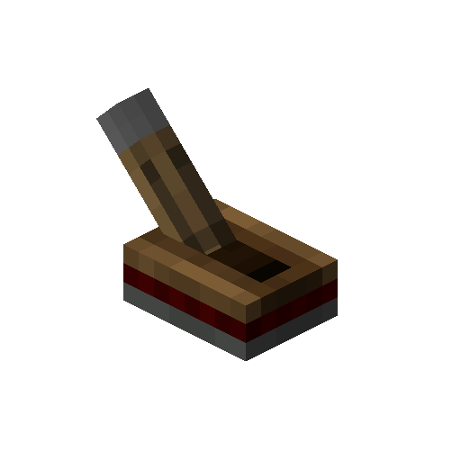 minecraft lever recipe