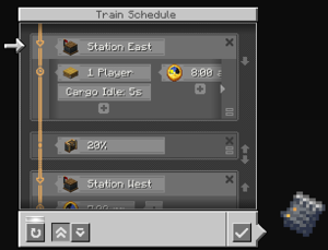 The Train will continue past Station East at 20% max speed if a player is seated AND the cargo has been inactive for 5 seconds, OR at 8:00 AM daily.