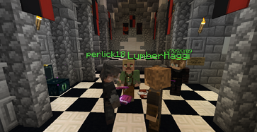 Der Friedensvertrag wird unterzeichnet. (Minecraft Screenshot)