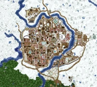 Karte der Tempel und Schreine Wettins Kartenbild