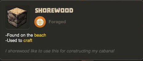 Creativerse R27 tooltips wood logs0707