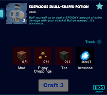 Suspicious skull shaped potion craft.png