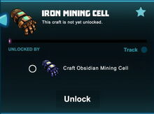 Creativerse unlocks R41 iron mining cell01