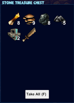 Stone treasure chest loot