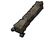 Stone rod without background