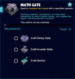 Math gate unlock