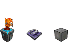 Creativerse flip flop gate only reacts to positive activating signals.gif