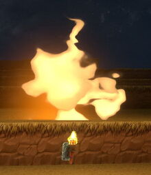 Creativerse torch setting shredded leaves on fire 2018-02-02 14-49-16-87 temperature