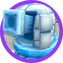 Creativerse Snowball turret.png