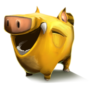 Pigsy happy