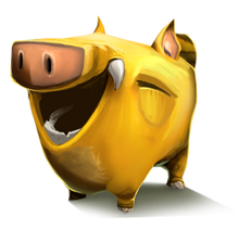 Pigsy happy