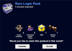 Rare login pack with qbit