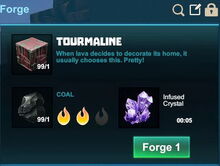 Creativerse forge tourmaline infused crystal 2017-08-14