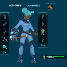 Creativerse leather breastplate 2018-08-26 11-57-47-960 armor on doll