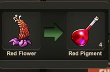 Creativerse red flower pigment