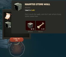 Creativerse Halloween finds033 Haunted Stone Wall