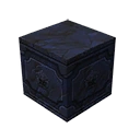 Pedistal Roman Obsidian Caskette