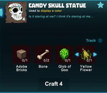 Creativerse candy skull statue 2018-02-01 18-34-41-96