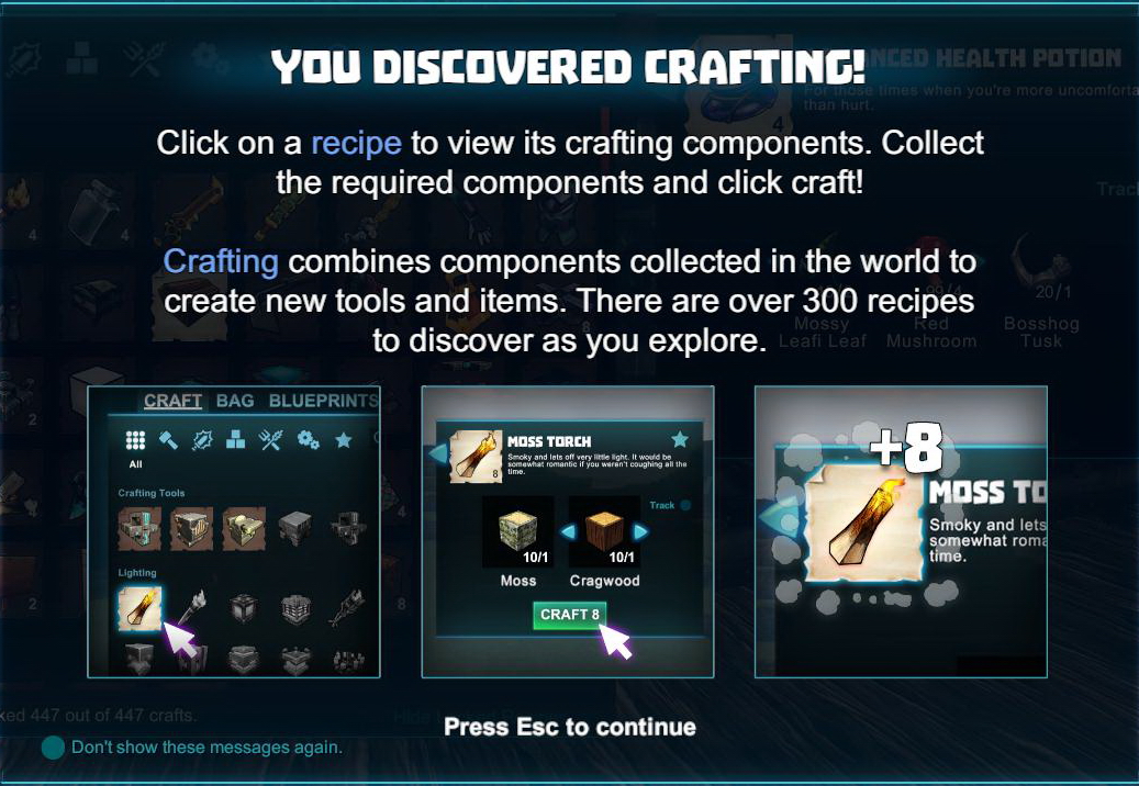 Crafting Tools Information