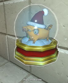 Creativerse pigsy snow globe 2018-12-19 22-21-23-08