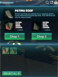 Creativerse R41,5 processing corners for roofs 515