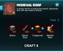 Creativerse R41 crafting recipes colossal castle medieval roof01