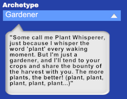 Npc archetype gardener