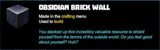 Creativerse tooltips R40 058 obsidian blocks crafted