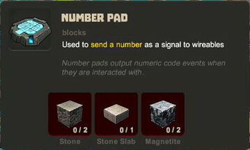 Creativerse R33 Tooltip Number Pad0023