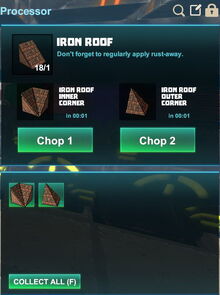 Creativerse R41,5 processing corners for roofs 518