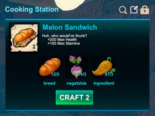 Cooking station-Sandwich-Melon sandwich-R50