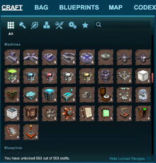 Creativerse crafting menu 2019 Februar 28th 06