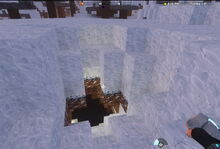 Creativerse cave in snowy tundra1001