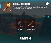 Creativerse crafting tracking coal torch001.jpg