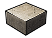 Stone slab without background