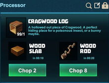 Creativerse processing cragwood log 2017-08-15 18-59-24-38