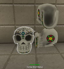 Creativerse candy skull statue 2017-10-19 10-38-40-01 candles etc