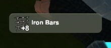 Creativerse Iron Bars unlock nothing anymore R26 01