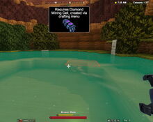 Creativerse mining cells mineral water needs diamond.jpg