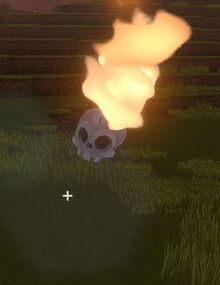 Creativerse flaming skull 2017-10-19 10-46-02-63 flaming skull