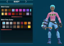 Creativerse ugly leafi turtleneck sweater and arms pink-white 2018-12-21 00-25-36-86