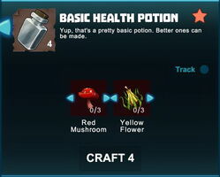 Creativerse R41 crafting recipes basic health potion01