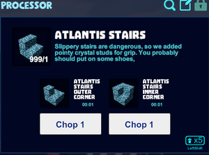 Atlantis stairs processor