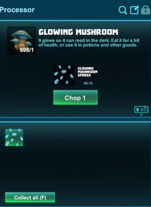 Creativerse mushroom spores glowing 2019-01-31 22-54-02-65