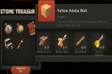 Creativerse Yellow Adobe Wall Stone Treasure Chest 2014-12-15.jpg