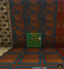 Creativerse Blue Mosaic Tile Wall rotated66010