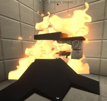 Creativerse fireplace sets tar on fire 2018-04-14 18-43-20-08