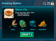 Cooking station-Pie-Melon pie-R50