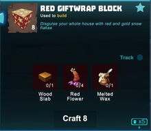 Creativerse Red Giftwrap Block crafting 2018-12-20 20-55-39-50.jpg