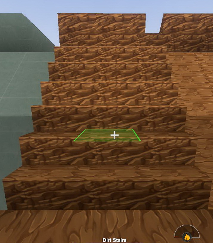 minecraft stairs made out of minecraft dirt, Stable Diffusion